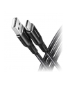 axagon BUCM-AM10AB Kabel USB-C  USB-A, 1.0m USB 2.0, 3A, ALU, oplot Czarny - nr 17