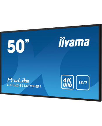 iiyama Monitor wielkoformatowy 50 cali LE5041UHS-B1 VA,4K,18/7,LAN,USB,HDMI