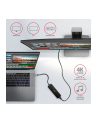 axagon HMC-6H4A Wieloportowy hub 4x USB-A + HDMI, USB-C 3.2 Gen 1, PD 100W, 20cm USB-C kabel - nr 15