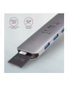 axagon HMC-HCR3A Wieloportowy hub 3x USB-A + HDMI + SD/microSD, USB-C 3.2 Gen1, 20cm USB-C kabel - nr 15