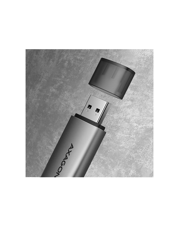 axagon CRE-SAC Czytnik kart zewnętrzny USB3.2 Gen 1 Type-C + Type-A SD/microSD główny