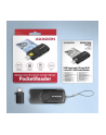 axagon CRE-SMP2A Czytnik kart identyfikacyjnych ' SD/microSD/SIM card PocketReader USB - nr 36