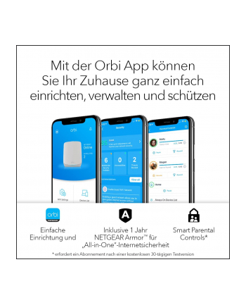 netgear System WiFi 6 Orbi RBK763S AX5400 3-pak