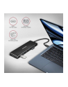 axagon HUE-F7C Hub 7-portowy USB-C 3.2 Gen 1 ALU FLAT micro USB, 30cm USB-C kabel - nr 26