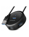 axagon HUE-P1AL Hub 4-portowy USB 3.2 Gen 1 ROUND, micro USB, 1.2m USB-A kabel - nr 3