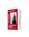 axagon PWC-QC5 Ładowarka samochodowa QUICK SMART 31.5W, 2x port QC3.0/AFC/FCP + 5V-2.6A - nr 7