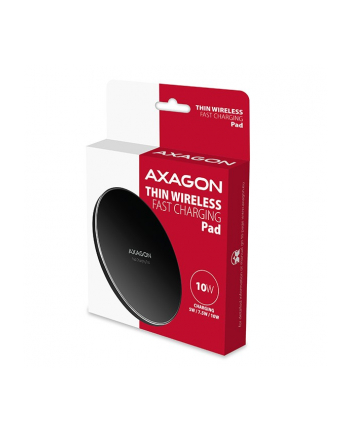 axagon WDC-P10T CienkabezprzewodowapodkładkaszybkiegoładowaniaQI5/7.5/10W,microUSB