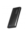 axagon EEM2-SB2 Obudowa zewnętrzna aluminiowa bezśrubowa USB-C 3.2 Gen 2 - M.2 NVMe / SATA SSD 30-80mm ALU pudełko czarne + USB-A - USB-C redukcja - nr 29