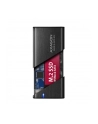 axagon EEM2-SB2 Obudowa zewnętrzna aluminiowa bezśrubowa USB-C 3.2 Gen 2 - M.2 NVMe / SATA SSD 30-80mm ALU pudełko czarne + USB-A - USB-C redukcja - nr 35