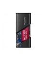 axagon EEM2-SB2 Obudowa zewnętrzna aluminiowa bezśrubowa USB-C 3.2 Gen 2 - M.2 NVMe / SATA SSD 30-80mm ALU pudełko czarne + USB-A - USB-C redukcja - nr 43