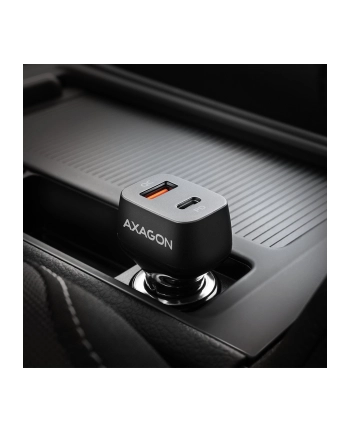 axagon PWC-PQ38 Ładowarka samochodowa PD ' QUICK 38W, 2x port (USB-A + USB-C), PD3.0/QC3.0/AFC/FCP/Apple nr 1
