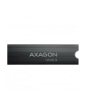 axagon CLR-M2L10 Chłodnica aluminiowa pasywna do dysku M.2 SSD, ALU korpus, silikonowe silikonowe podkładki termiczne, wysokość 10mm - nr 24