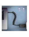 axagon Kabel BUCM-CM10TB Twister USB-C   USB-C, 0,6m, USB 2.0, 2.4A, ALU, PVC Czarny - nr 7
