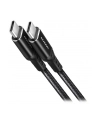 axagon Kabel BUCM-CM30AB USB-C USB-C 2.0, 3m, PD 60W, 3A, ALU, oplot, Czarny - nr 23