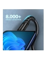 axagon Kabel BUCM-CM30AB USB-C USB-C 2.0, 3m, PD 60W, 3A, ALU, oplot, Czarny - nr 29