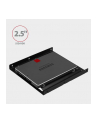 axagon RHD-125B Ramka metalowa do montażu 1x 2.5' HDD w pozycji 3.5' Czarna - nr 28