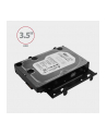 axagon RHD-435 Ramka metalowa do montażu 4x 2.5' HDD (2x 2.5' HDD/SSD ' 1x 3.5' HDD) w pozycji 5.25' Czarna - nr 39