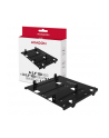 axagon RHD-435 Ramka metalowa do montażu 4x 2.5' HDD (2x 2.5' HDD/SSD ' 1x 3.5' HDD) w pozycji 5.25' Czarna - nr 43