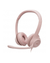 logitech Zestaw słuchawkowy H390 Rose               981-001281 - nr 36
