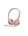 logitech Zestaw słuchawkowy H390 Rose               981-001281 - nr 7