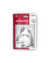 axagon Kabel BUMM-AM15AB Micro USB  USB-A, 1.5m, USB 2.0, 2.4A, ALU, oplot, Czarny - nr 19