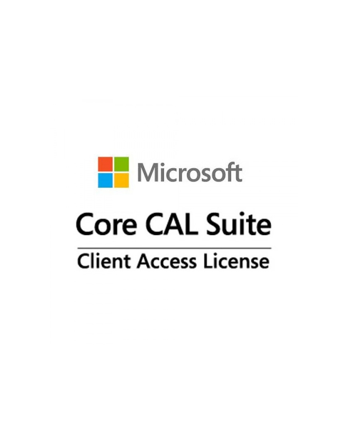 MICROSOFT W06-01504 CoreCAL ALNG LicSAPk OLV NL 1Y Pltfrm UsrCAL główny