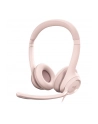 logitech Zestaw słuchawkowy H390 Rose               981-001281 - nr 29