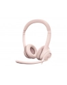 logitech Zestaw słuchawkowy H390 Rose               981-001281 - nr 44