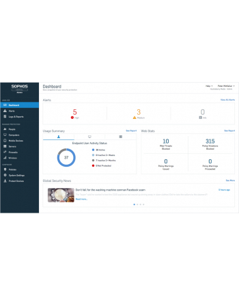 SOPHOS Central Intercept X Advanced for Server - 25-49 SERVERS - 36 MOS - RENEWAL