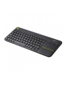 LOGITECH K400 Plus wireless Touch Keyboard - Dark (CH) - nr 23