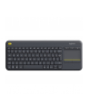 LOGITECH K400 Plus wireless Touch Keyboard - Dark (CH) - nr 26