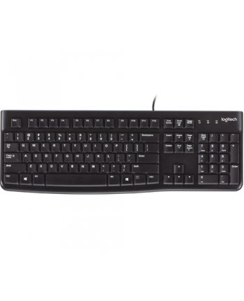 LOGITECH K120 Keyboard for Business - BLK - USB - HRV-SLV - EMEA