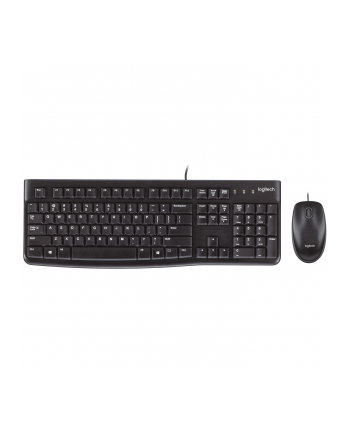 LOGITECH MK120 corded Desktop Kolor: CZARNY USB (ES)