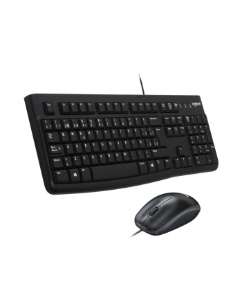 LOGITECH MK120 corded Desktop Kolor: CZARNY USB (ES)