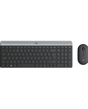 LOGITECH Slim Wireless Keyboard and Mouse Combo MK470 - GRAPHITE - PAN - NORDIC