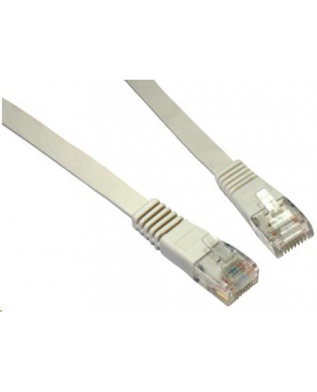 SOLARIX C5E-111GY-5MB Solarix Patch kabel plochý CAT5E UTP PVC 5m šedý C5E-111GY-5MB bez krytky