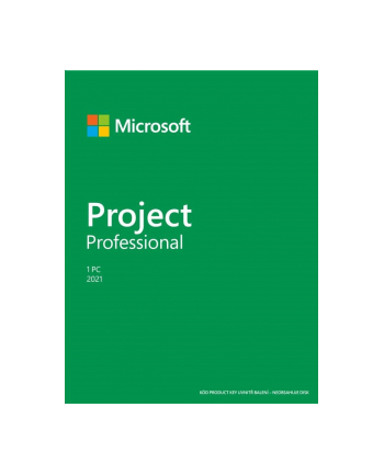 microsoft MS Project Professional 2021 Win Slovak P8 1 License Medialess (SK)