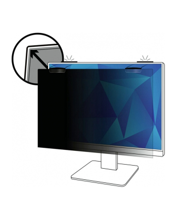 3M Privacy Filter for 24inch Full Screen Monitor with COMPLY Magnetic Attach 16:9 PF240W9EM