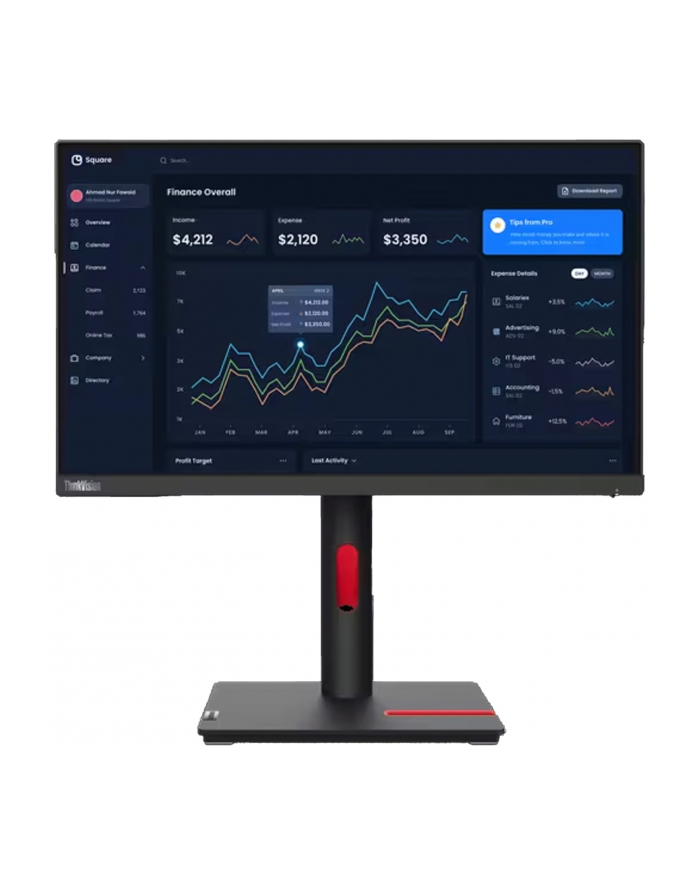 LENOVO ThinkVision T22i-30 21.5inch FHD HDMI DP VGA 4xUSB-A główny