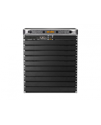 hewlett packard enterprise HPE Aruba 6410 v2 Switch 2 Management Module Slots 10 Line Module Slots 4 Power Supply Slots 4 Fan Tray Slots 12U w/o PSU