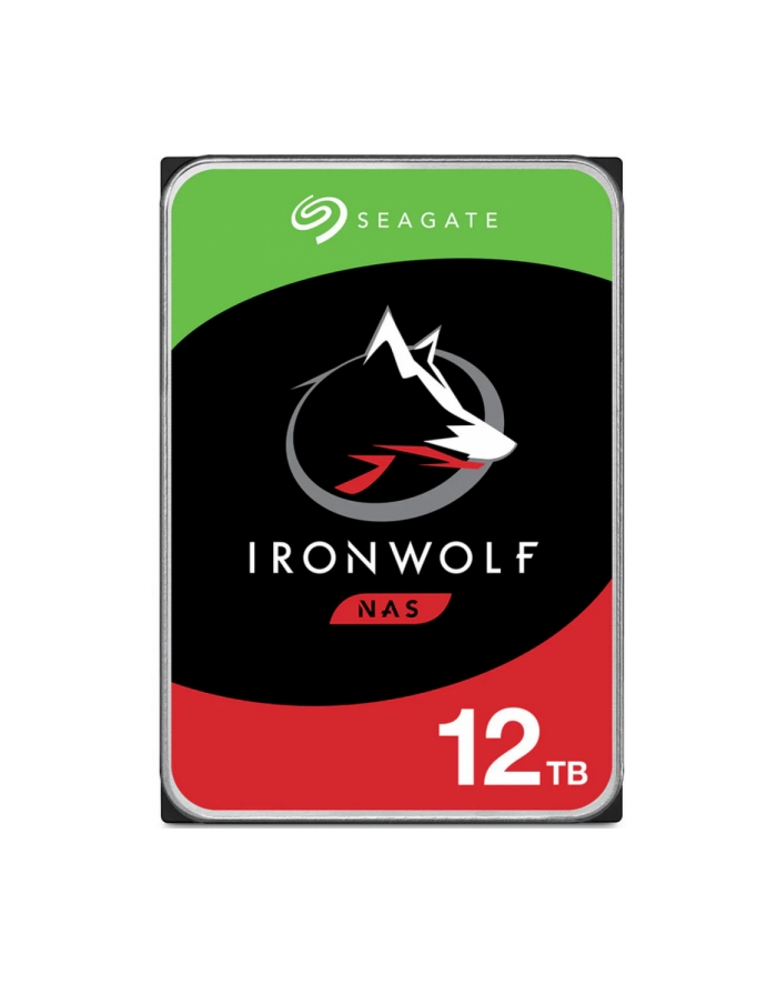 SEAGATE NAS HDD 12TB IronWolf 7200rpm 6Gb/s SATA 256MB cache 3.5inch 24x7 CMR for NAS and RAID Rackmount Systeme BLK Project (P) główny