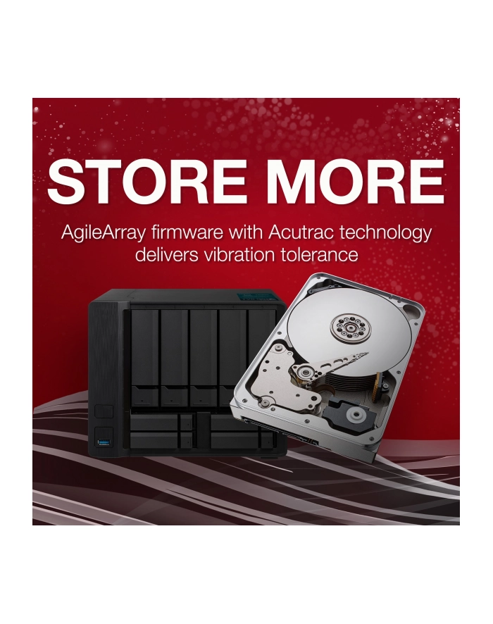 SEAGATE NAS HDD 4TB IronWolf 5400rpm 6Gb/s SATA 256MB cache 3.5inch 24x7 CMR for NAS and RAID rackmount systems BLK Project (P) główny