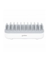 MANHATTAN 10-Port USB Charging Station 3x USB-C PD Ports up to 18 W/Port 7x USB-A Ports up to 12 W 2.4 A/Port 120 W Total White/Gray - nr 18