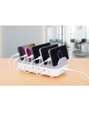 MANHATTAN 10-Port USB Charging Station 3x USB-C PD Ports up to 18 W/Port 7x USB-A Ports up to 12 W 2.4 A/Port 120 W Total White/Gray - nr 1