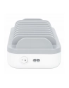 MANHATTAN 10-Port USB Charging Station 3x USB-C PD Ports up to 18 W/Port 7x USB-A Ports up to 12 W 2.4 A/Port 120 W Total White/Gray - nr 28