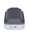 MANHATTAN 10-Port USB Charging Station 3x USB-C PD Ports up to 18 W/Port 7x USB-A Ports up to 12 W 2.4 A/Port 120 W Total White/Gray - nr 6