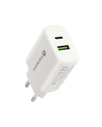 everactive Ładowarka USB/USB-C QC3.0 25W Biała