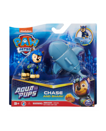 spin master PAW PATROL / Psi Patrol zestaw Aqua Pups Chase i rekin 6066149 Spn Master nr 2