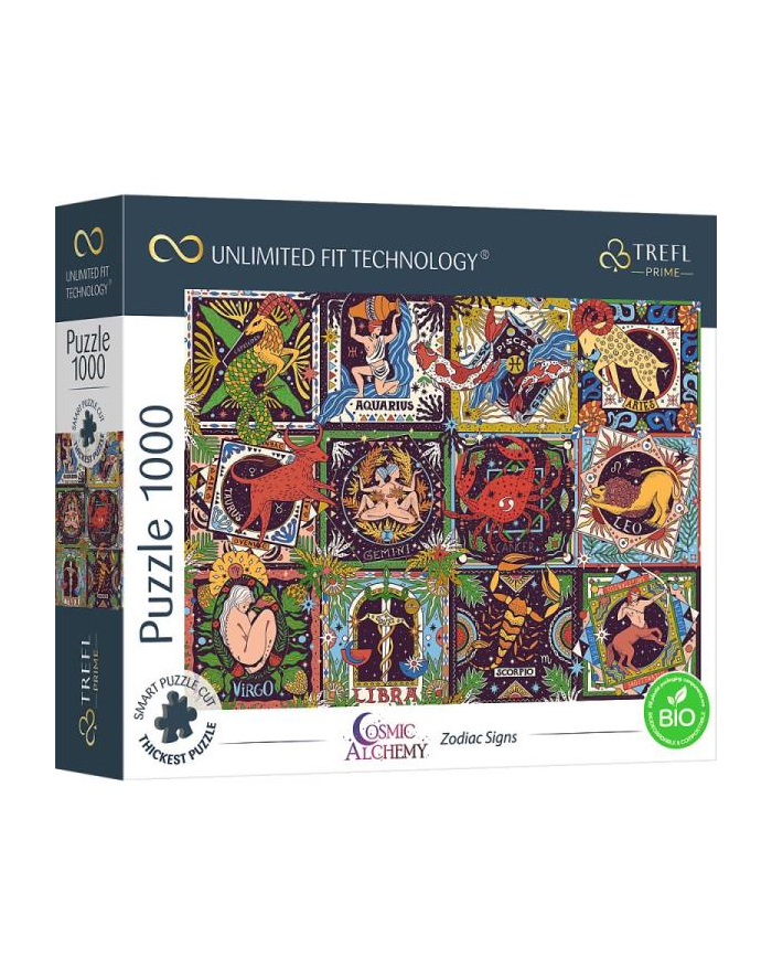 Puzzle 1000el UFT Kosmos znaki zodiaku 10752 Trefl główny