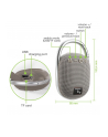 TECHLY Głośnik Bluetooth 5.3 Bezprzewodowy 5W TWS LED USB/TF MP3 - nr 7